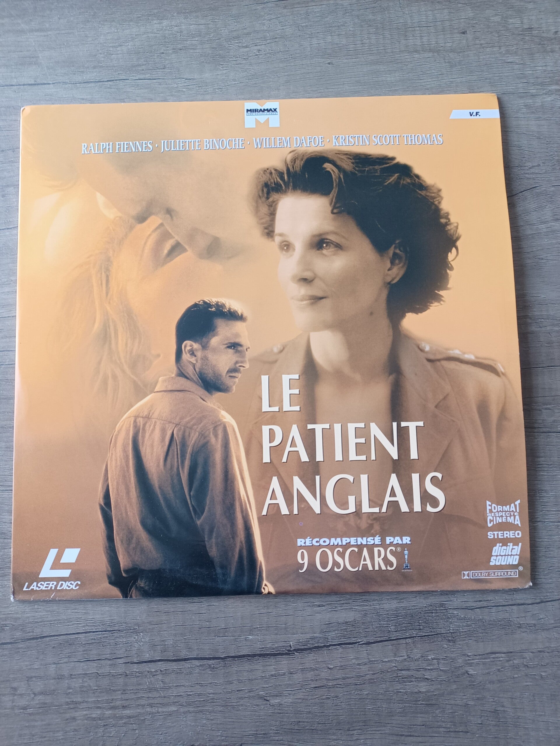 laser disc , le patient anglais , occasion