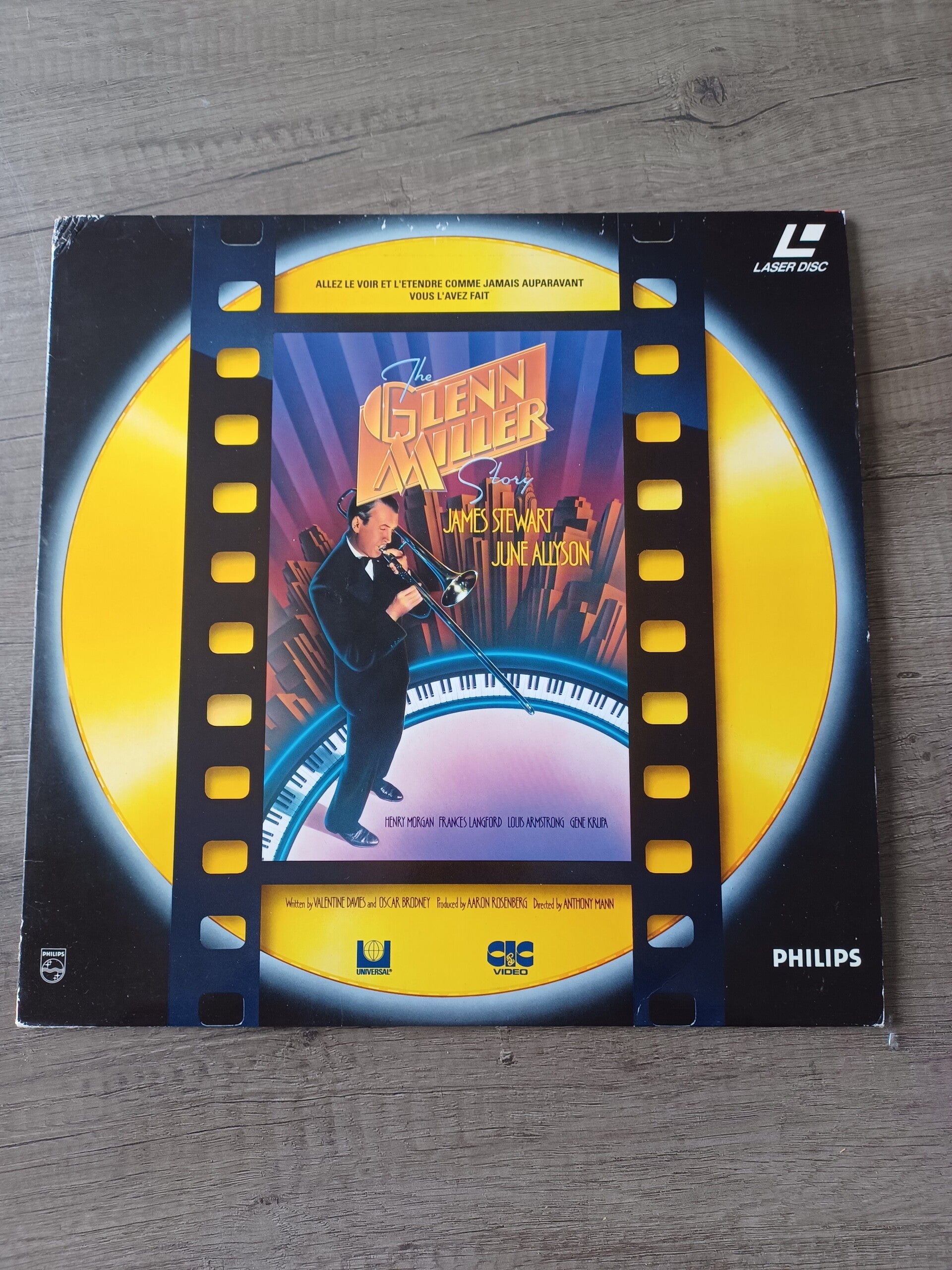 laser disc , the glenn miller story  , occasion