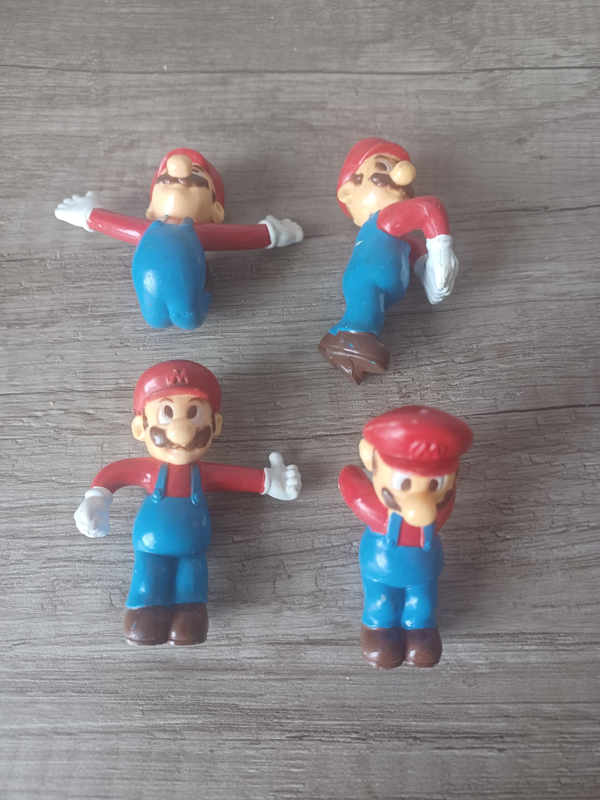 4 figurines mario , kellog's 1999 , occasion