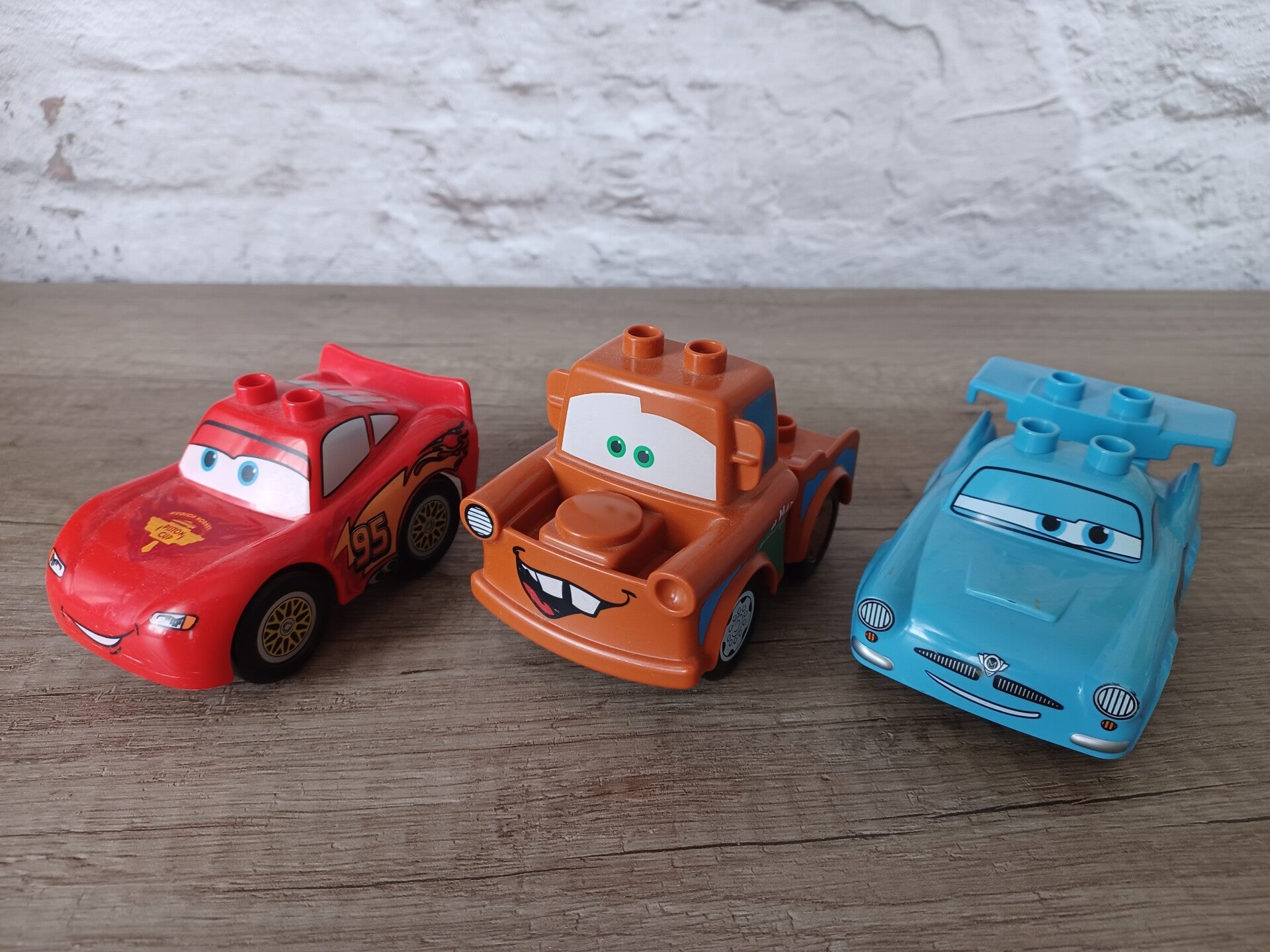 lego duplo , 3 voitures cars , occasion