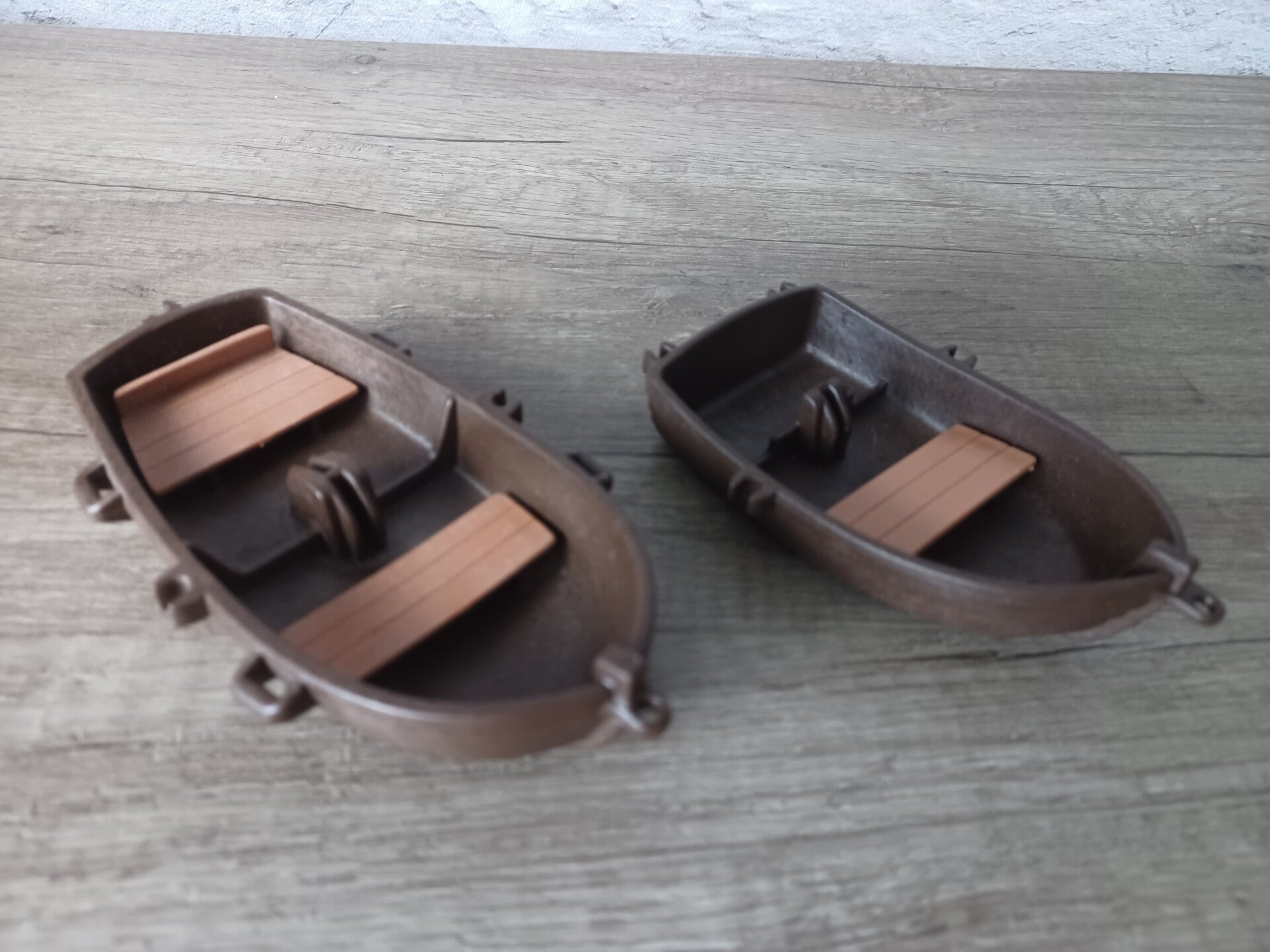 playmobil , lot de 2 barques , occasion