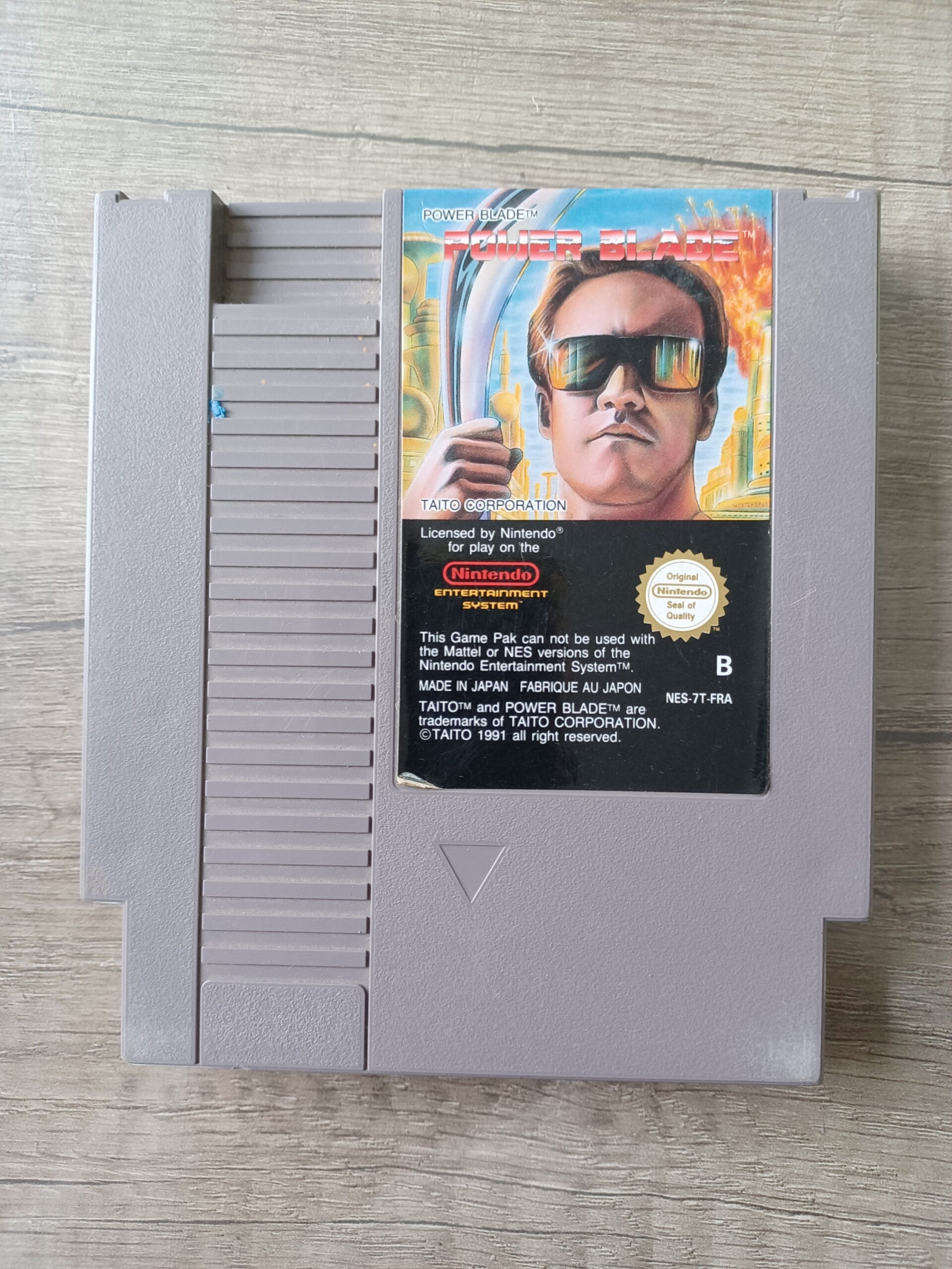 jeu nintendo nes , power blade , occasion