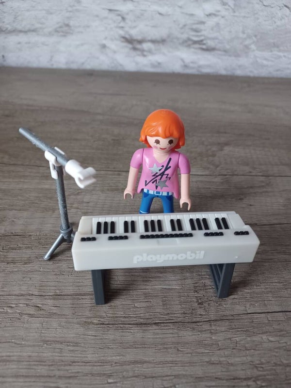 playmobil , chanteuse et piano , occasion