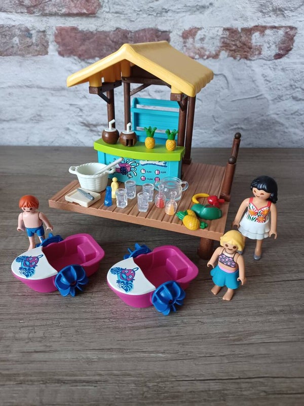 playmobil , bar de la plage  , occasion