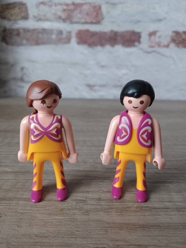 playmobil , couple de trapezistes , occasion