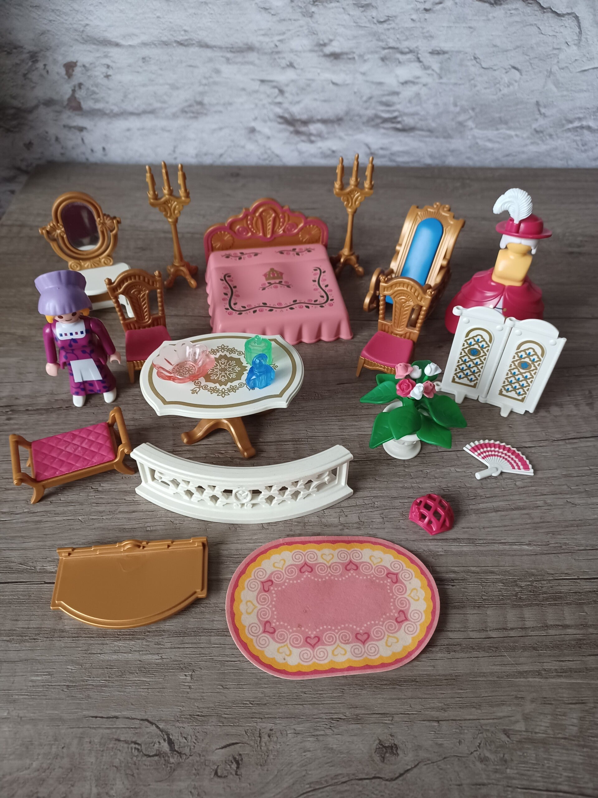 playmobil  , lot mobilier princesse , occasion