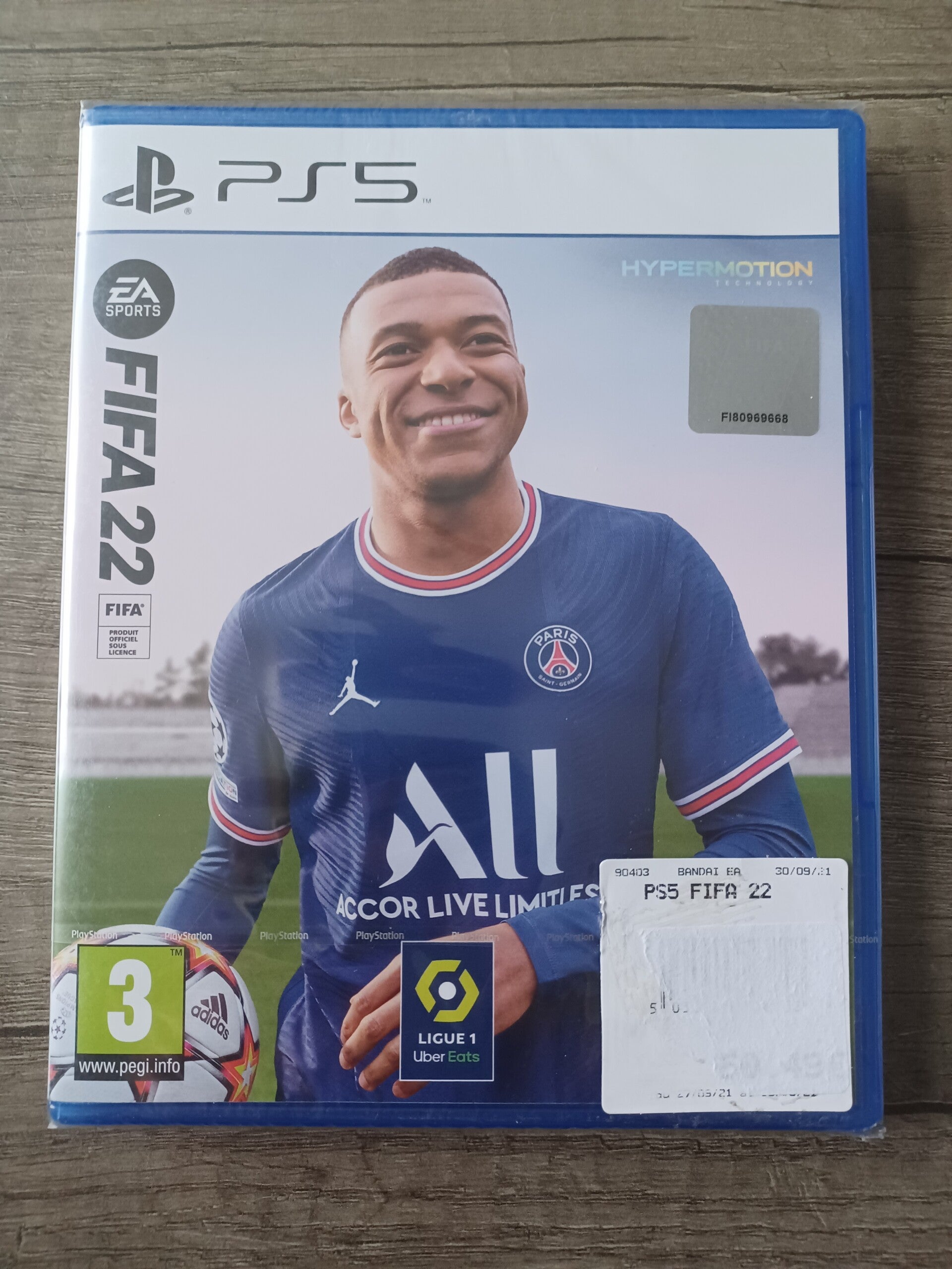 jeu ps5 , fifa 22 , neuf