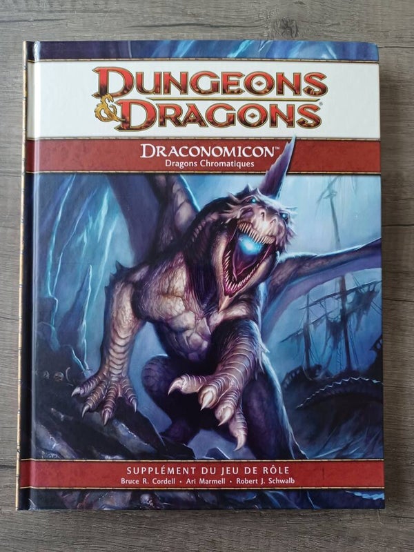 dungeons & dragons  draconomicon dragons chromatiques, occasion