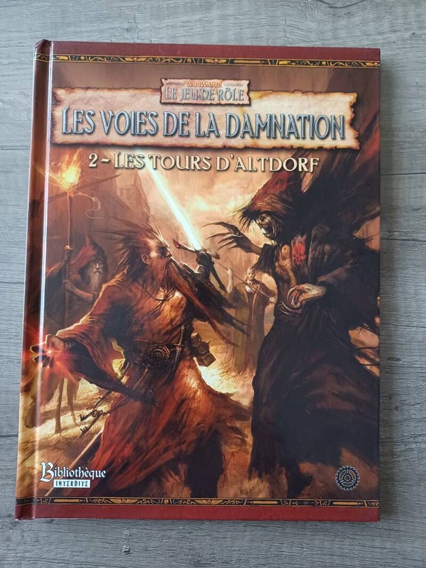warhammer les voies de la damnation , 2 - les tours d'altdorf , occasion