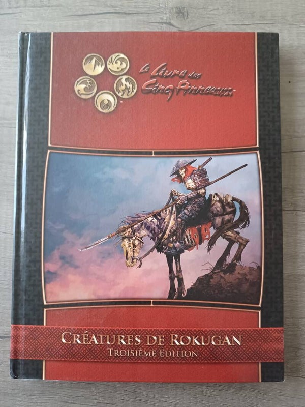 le livre des 5 anneaux , creatures de rokugan , occasion