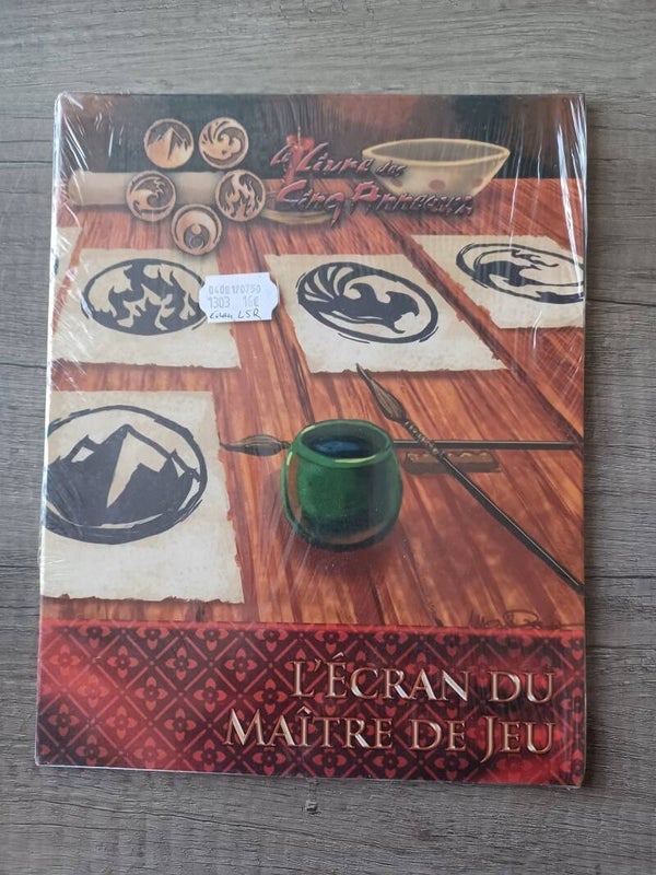 le livre des 5 anneaux , l'ecran du maitre du jeu , neuf