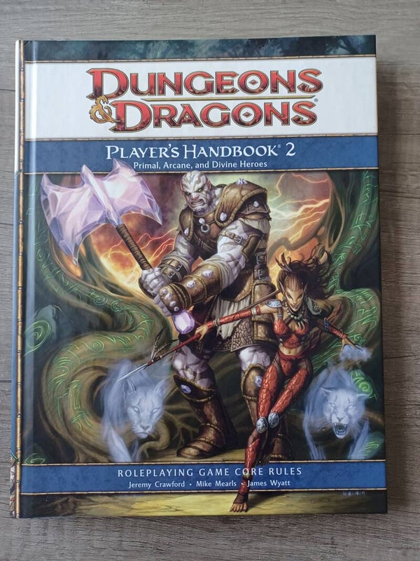 dungeons & dragons player's handbook 2 , en anglais , occasion