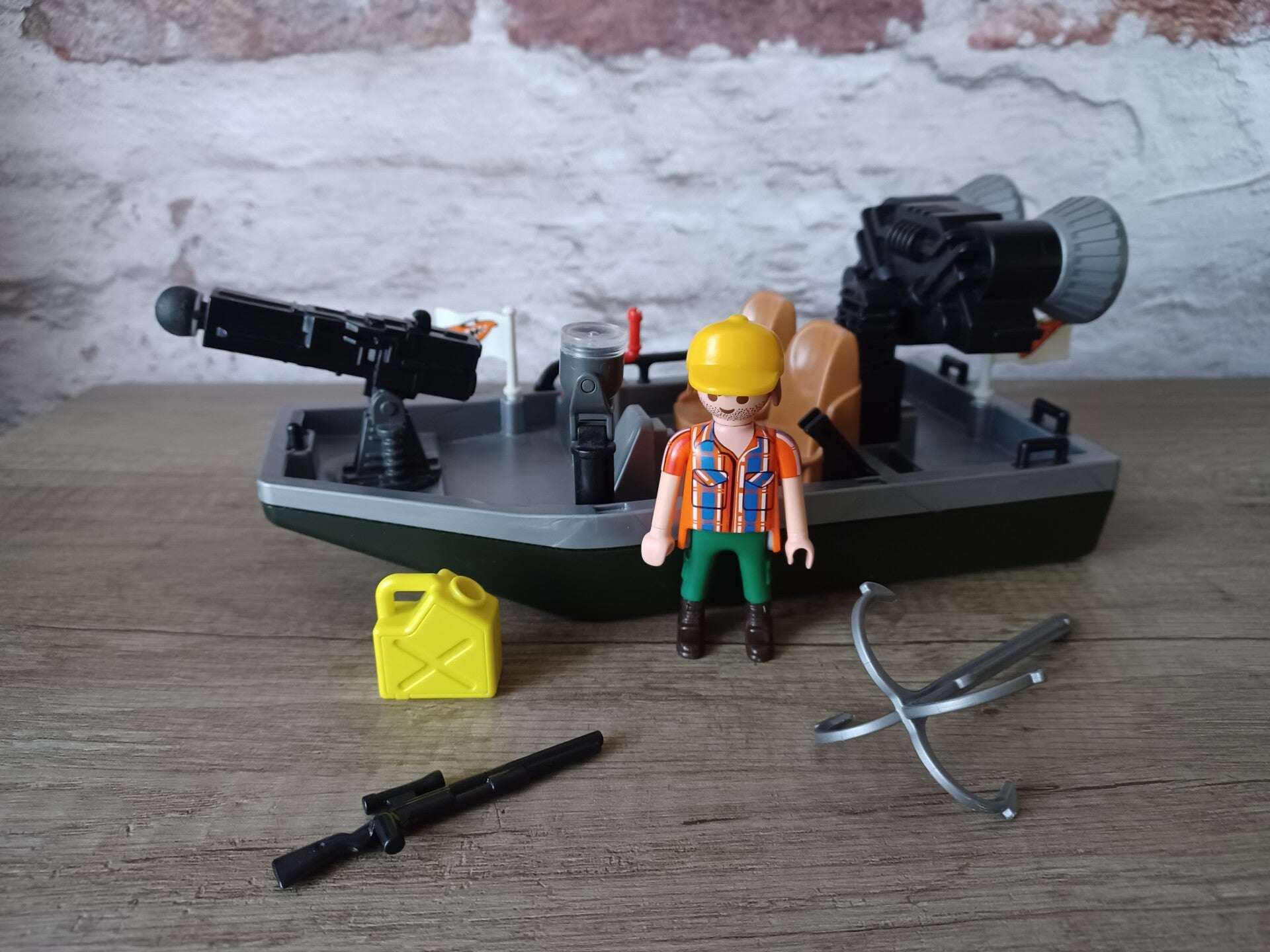 playmobil , bateau des marais , occasion