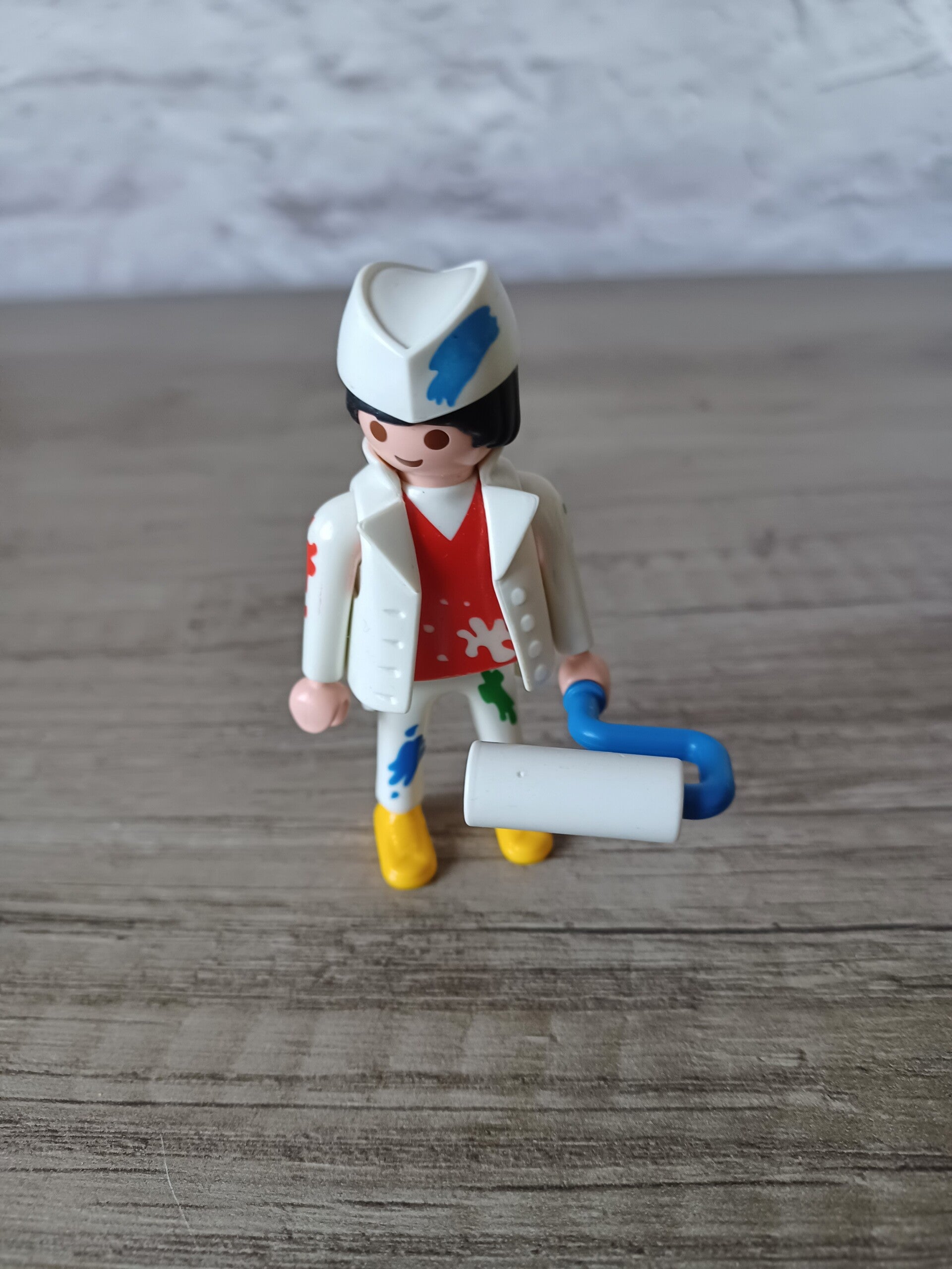 playmobil , peintre, occasion