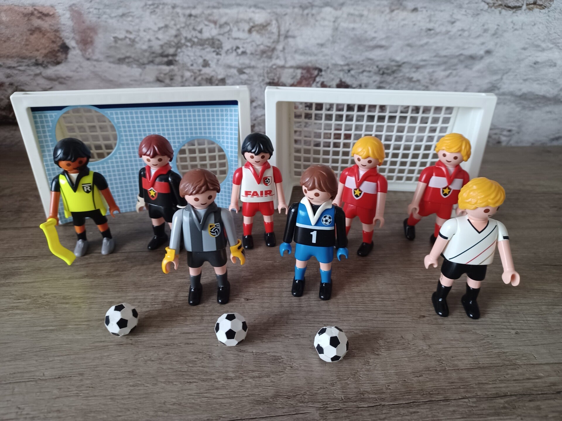 playmobil , lot football , occasion