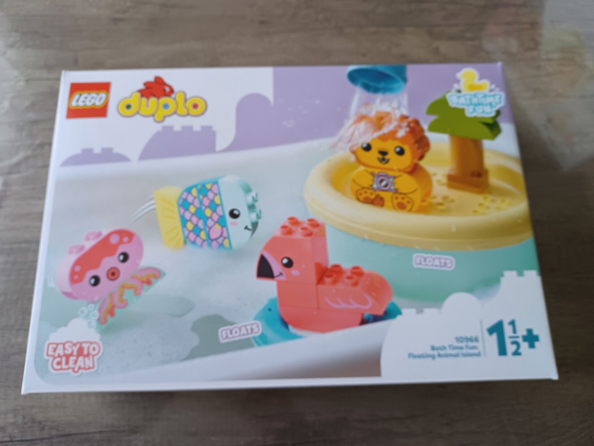 lego duplo 10966 , l'ile flottante des animaux , neuf