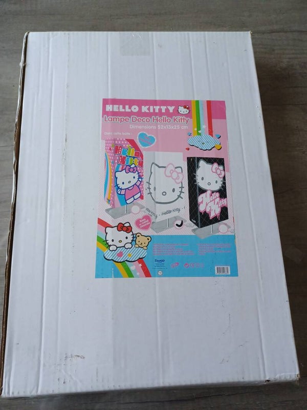 lampe deco hello kitty , blanche , neuf
