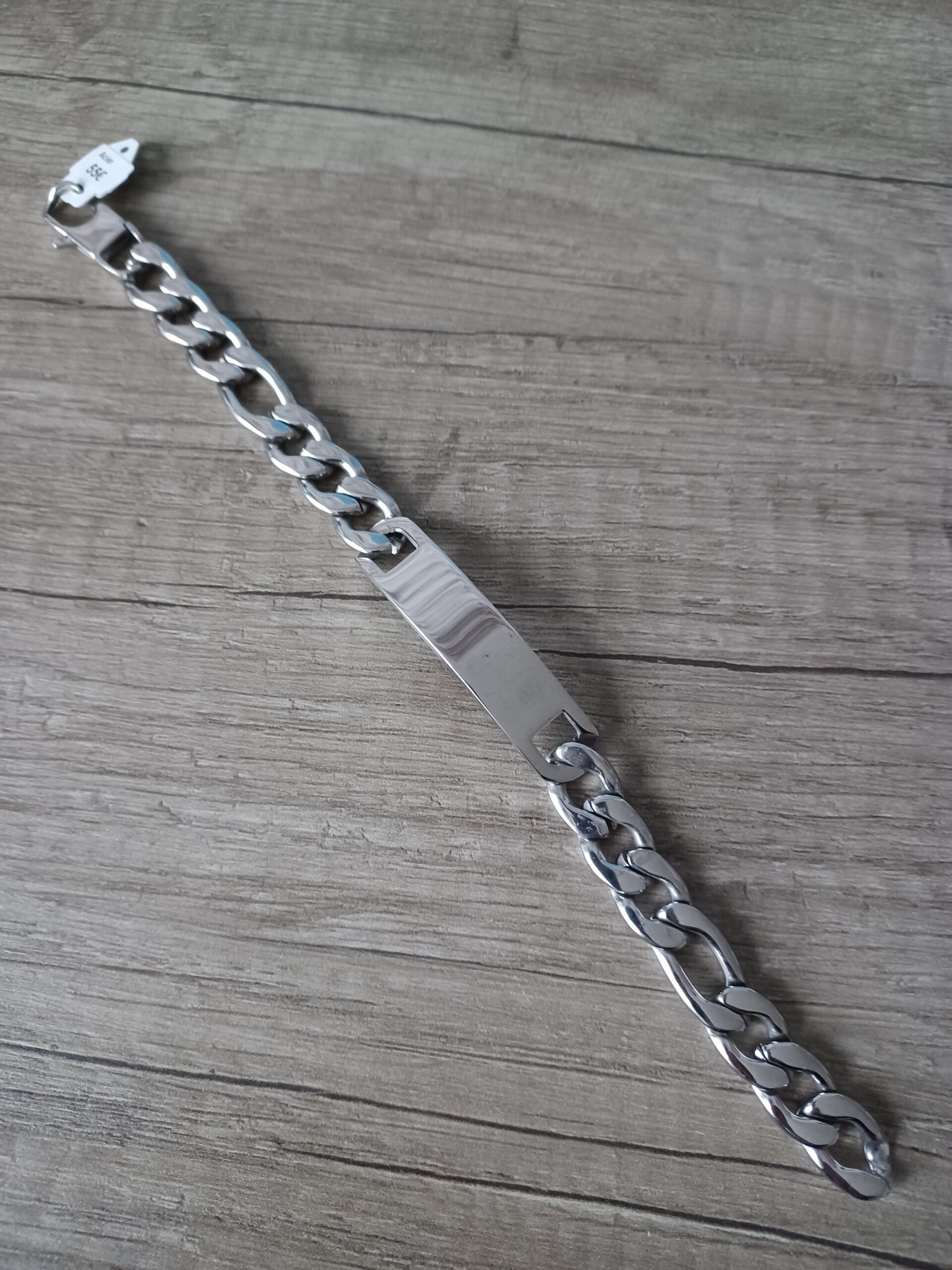 gourmette acier 22 cm , neuf