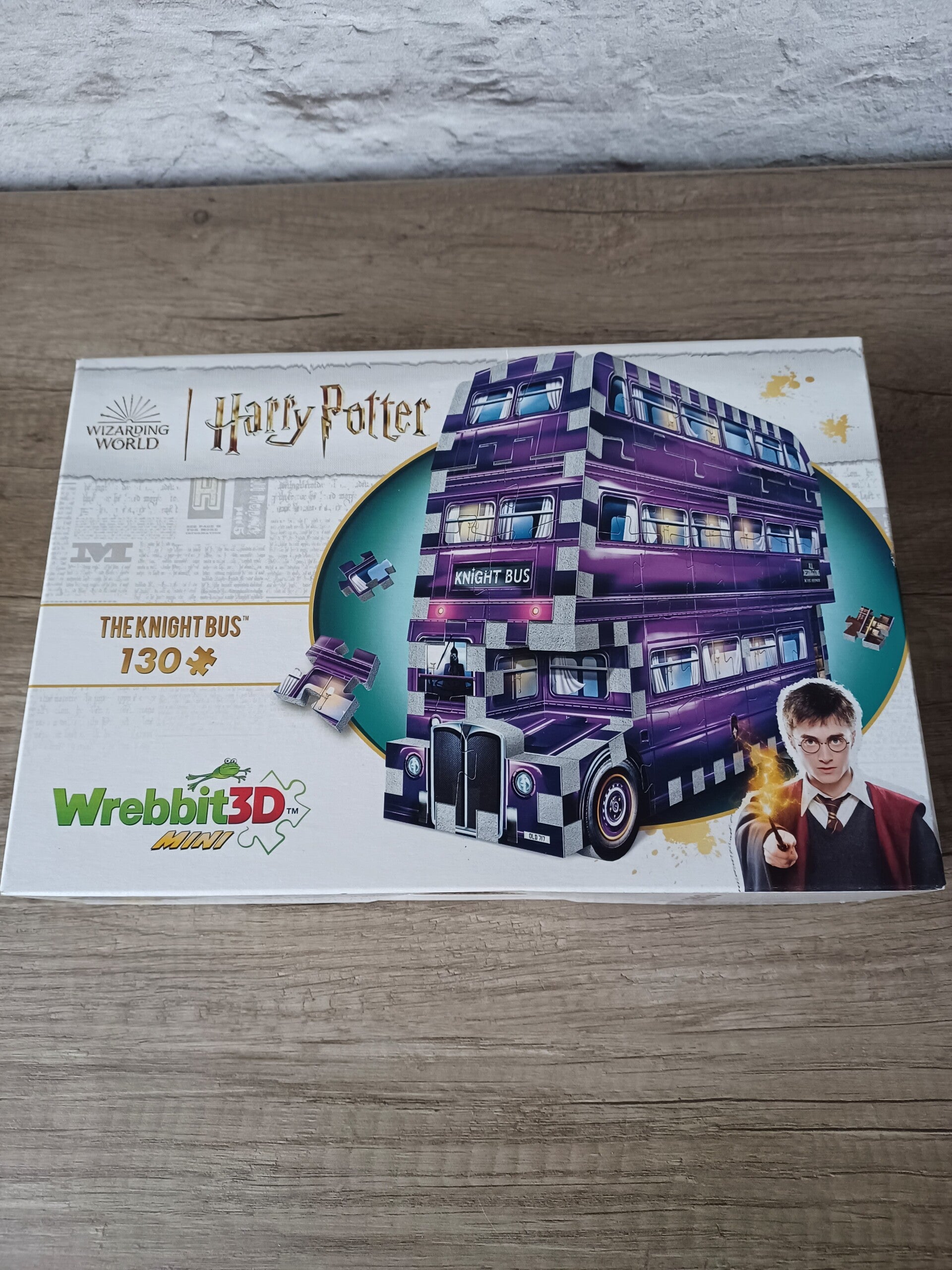 puzzle 3d 130 pieces , harry potter magicobus , neuf