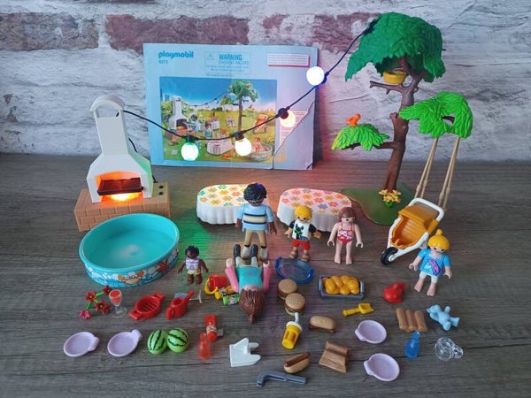 playmobil 9272 , pique nique barbecue , occasion