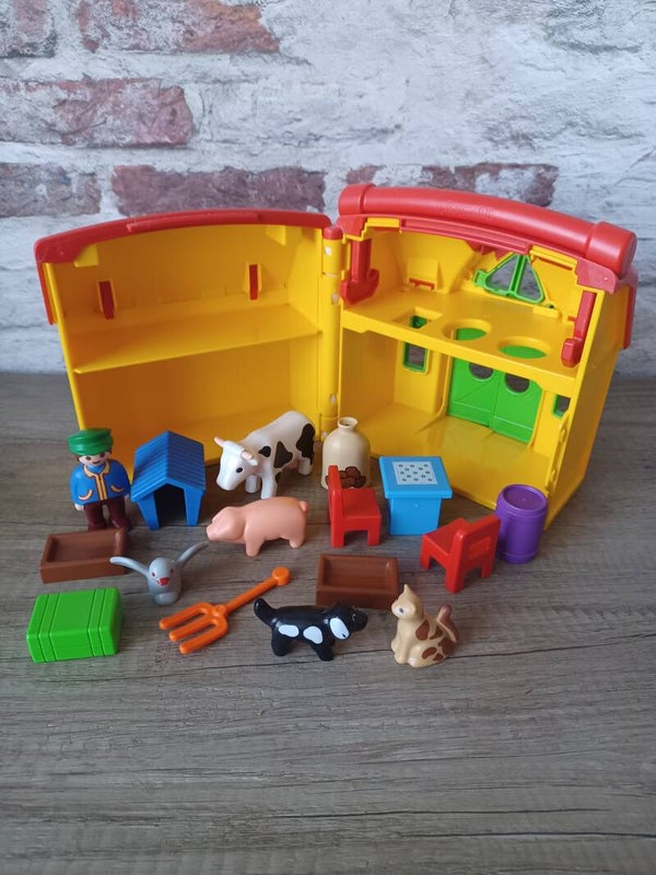 playmobil  123 ferme  , occasion