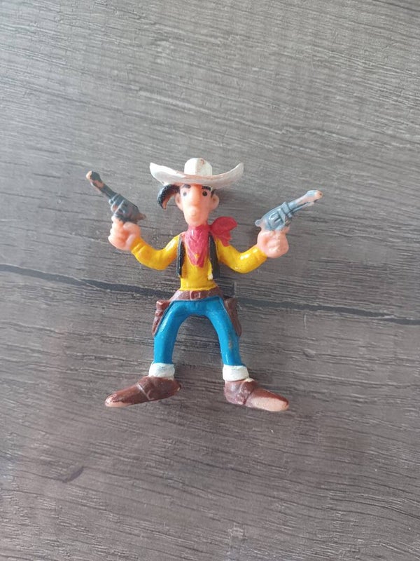 figurine lucky luke dargaud brabo 1978 , occasion