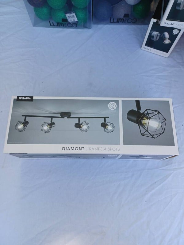 rampe 4 spots ostaria diamont , neuf