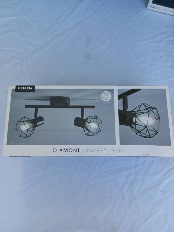 rampe 2 spots ostaria diamont , neuf