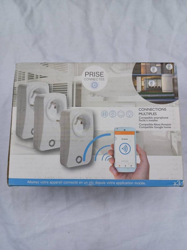 3 prises connectée , neuf