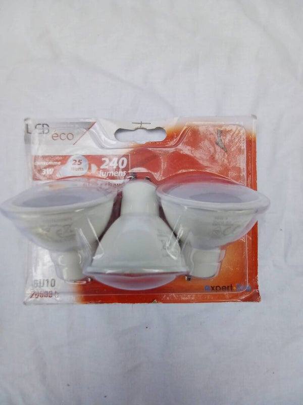 3 ampoules led eco expert GU10 , neuf