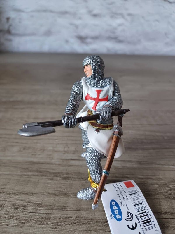 figurine papo , chevalier croisé , neuf