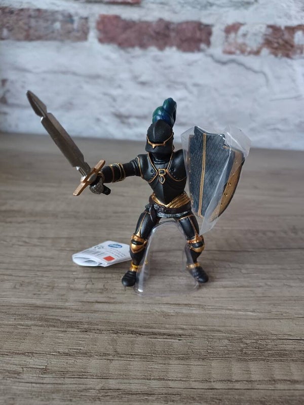 figurine papo , chevalier noir , neuf