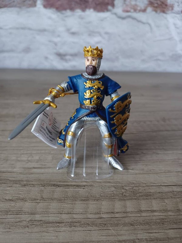 figurine papo , chevalier bleu , neuf