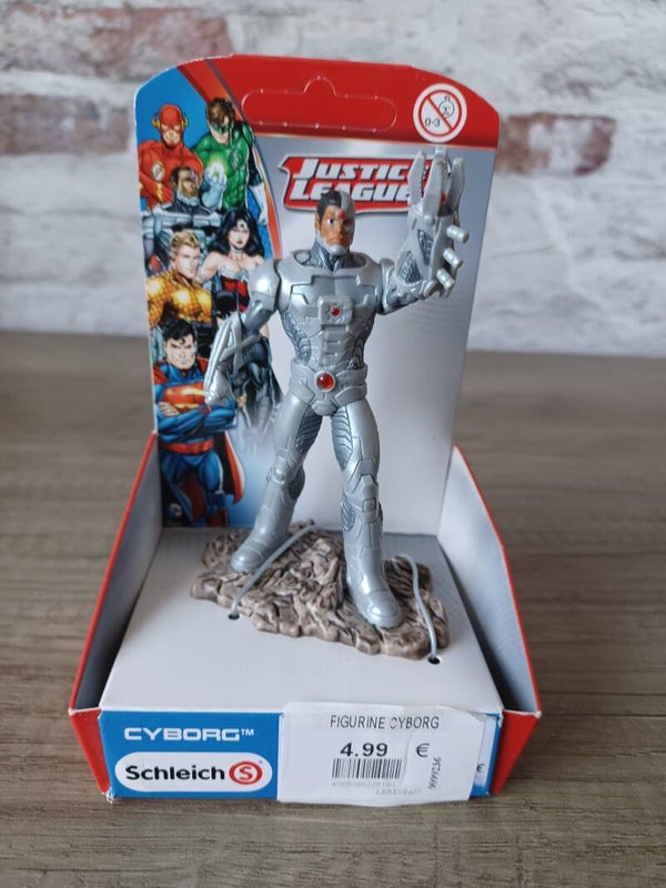 figurine schleich cyborg , justeice league , neuf