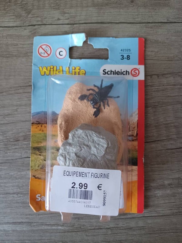 accessoires schleich , wild life scorpion rocher , neuf