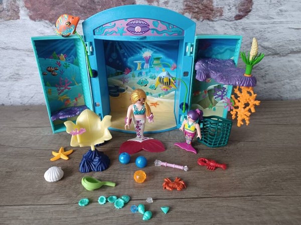 playmobil , petit coffret sirene , occasion