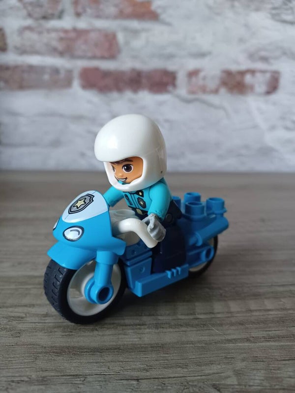 lego duplo , moto de police , occasion