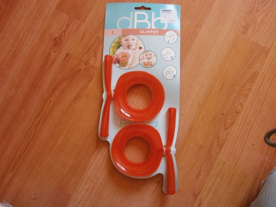 2 poignées pour petits pots de bebe , clippot , neuf