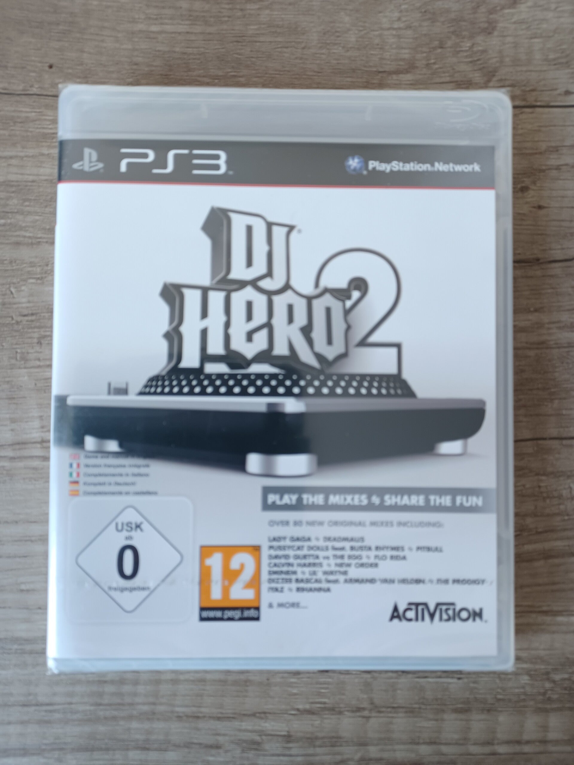 jeu ps3 , dj hero 2 , neuf