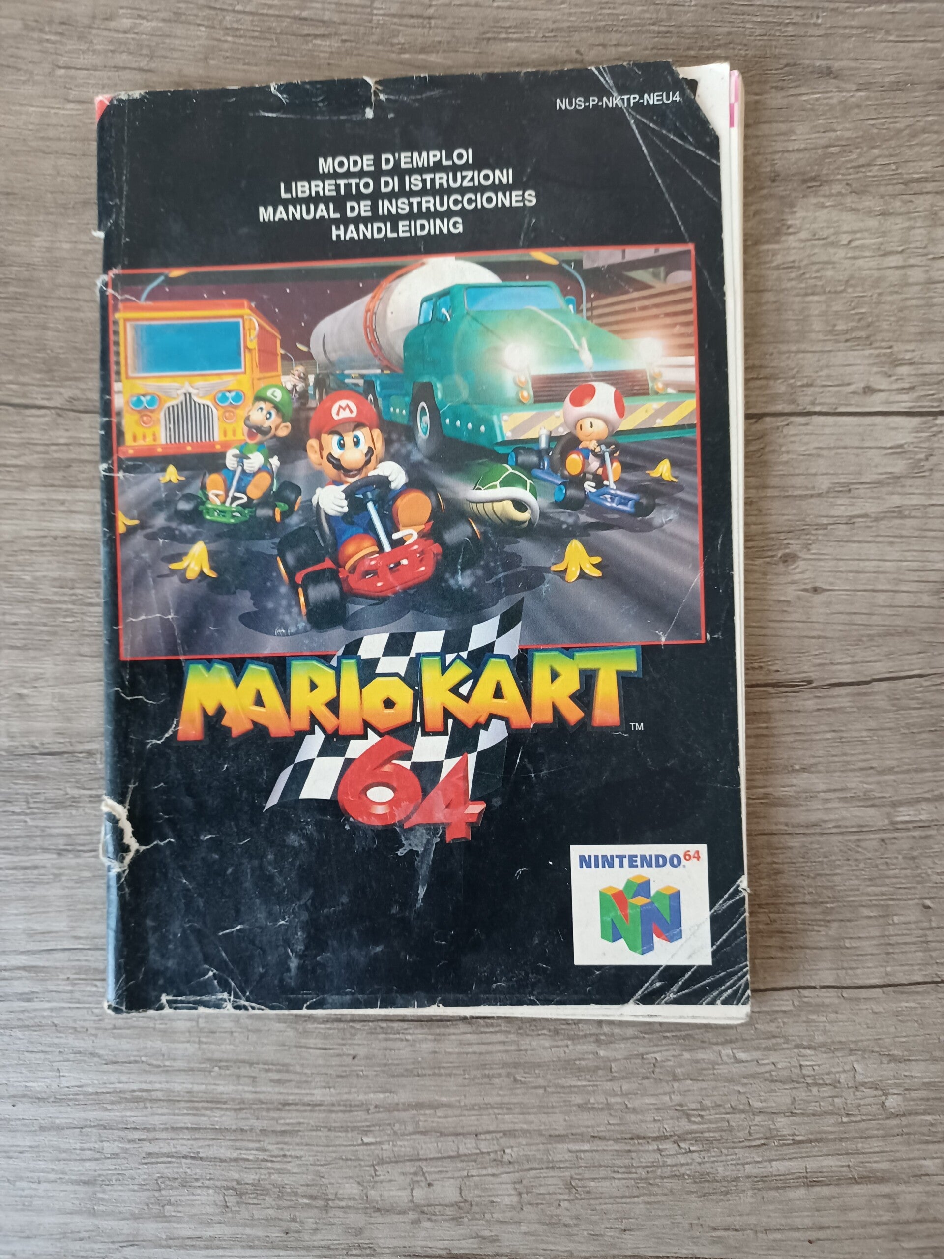 notice du jeu nintendo 64 , mario kart 64 , occasion