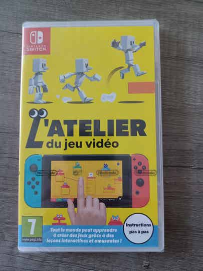 jeu nintendo switch l'atelier du jeu video , neuf