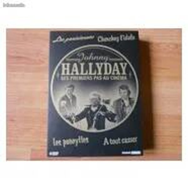 dvd johnny hallyday , ses premiers pas au cinema , 4 films , occasion