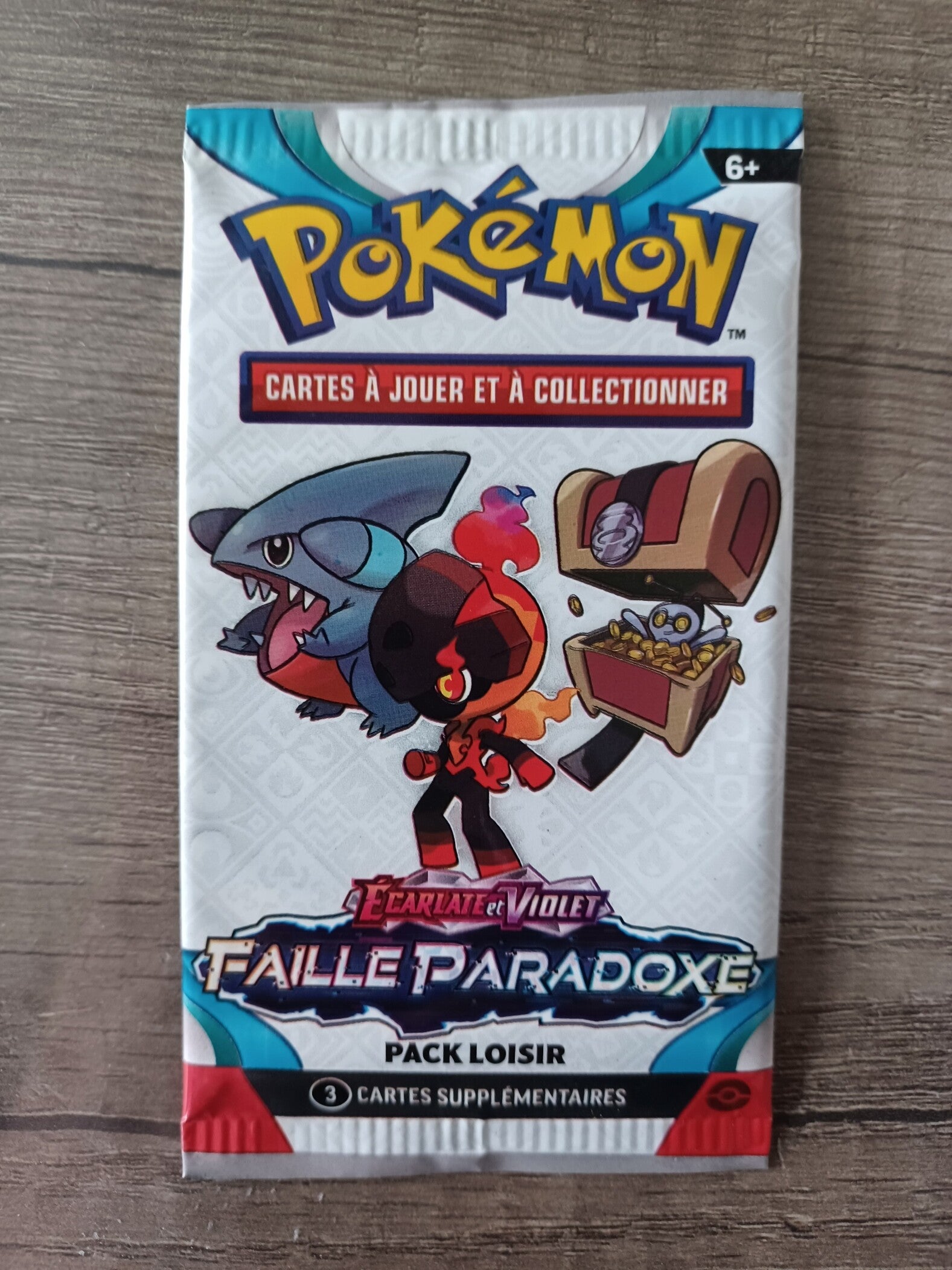 cartes pokemon , booster ecarlate & violet , faille paradoxe , 3 cartes , neuf
