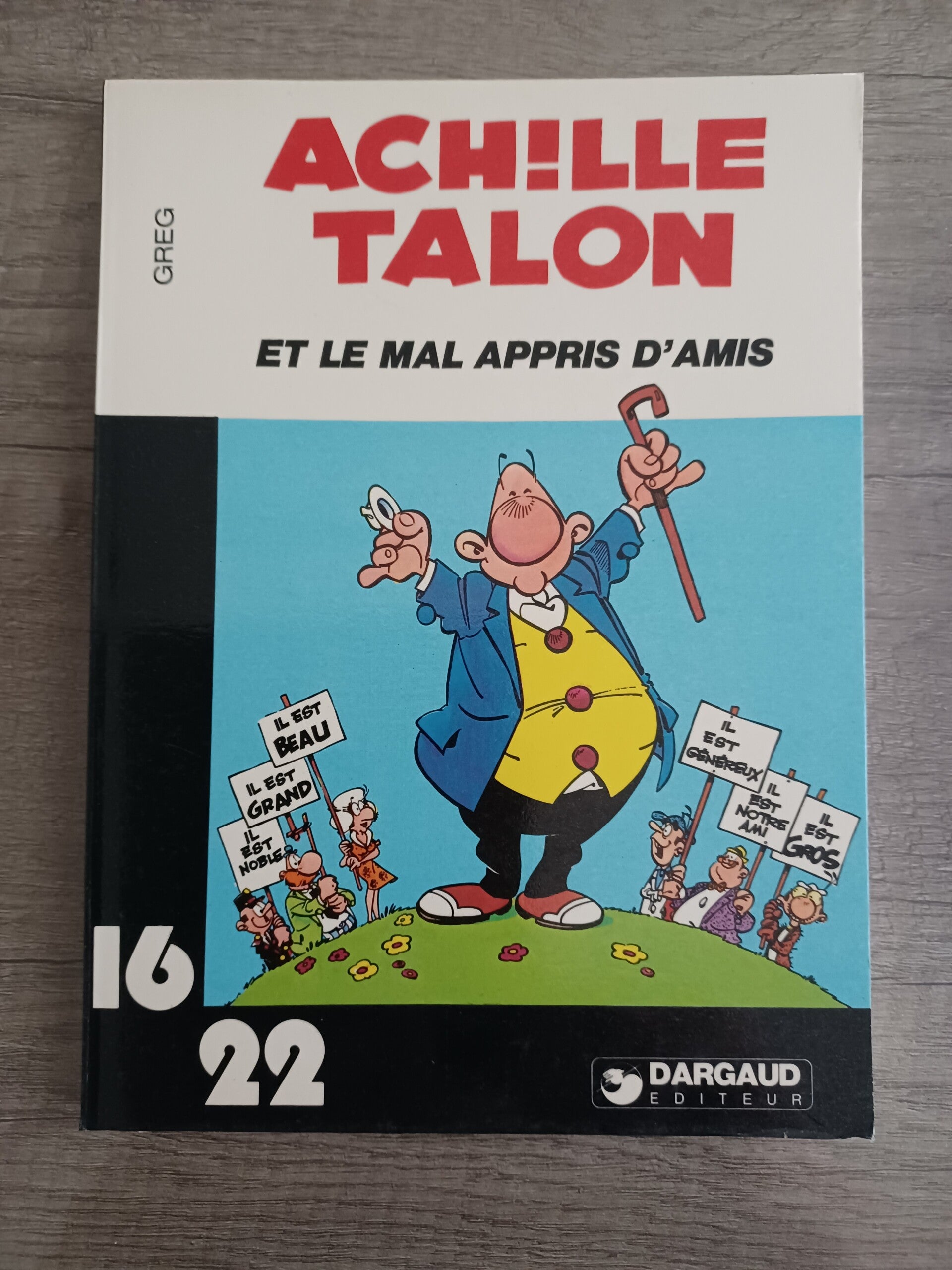 bd achille talon , et le mal appris d'amis , 16-22 , occasion