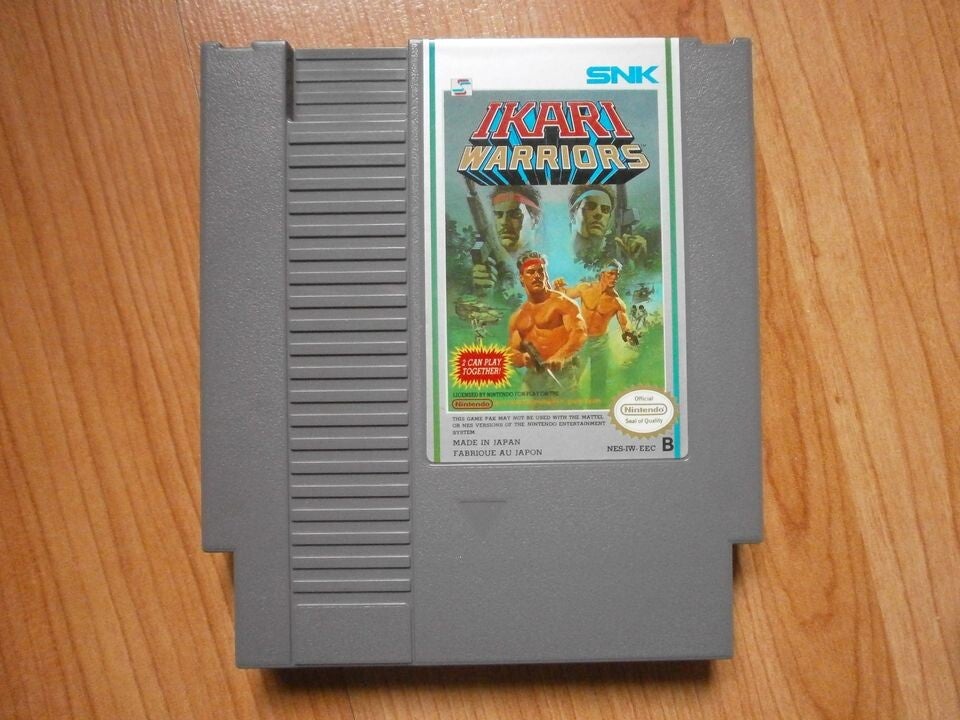 jeu nintendo nes ikari warriors , occasion