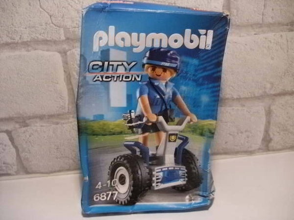 playmobil 6877 policier sur gyropode , neuf