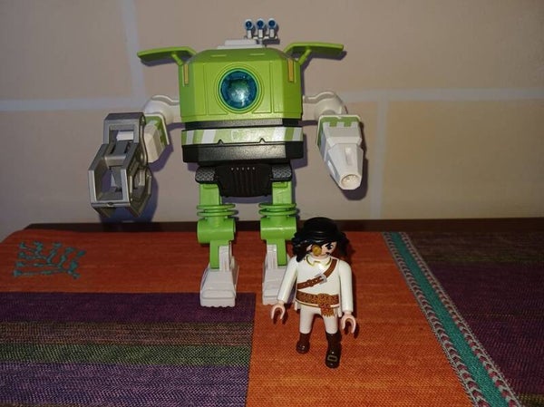 playmobil robot fermé , occassion