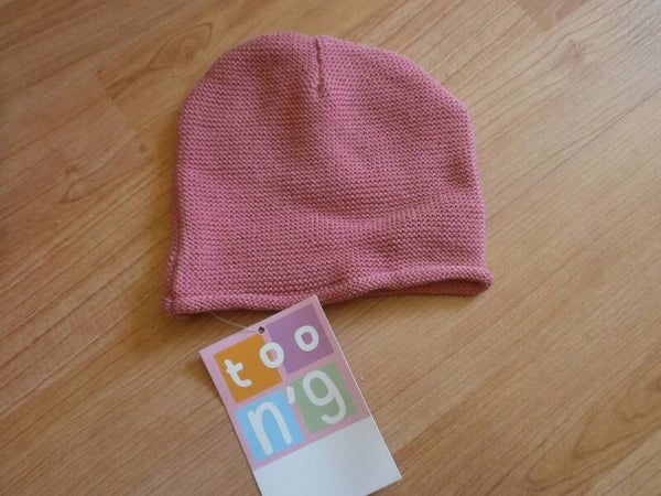bonnet bebe ,rose, too n'9 , taille unique , neuf