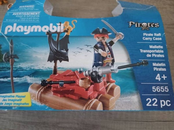 playmobil 5655 radeau pirate , occasion