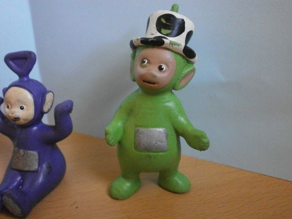 3 figurines teletubbies , bully 1996 , occasion